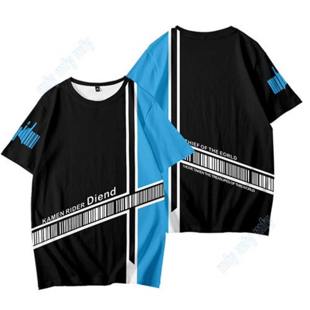 Áo Thun Tay Ngắn Hóa Trang Kamen Rider Zi-O Ex-Aid Decade Cho Cặp Đôi