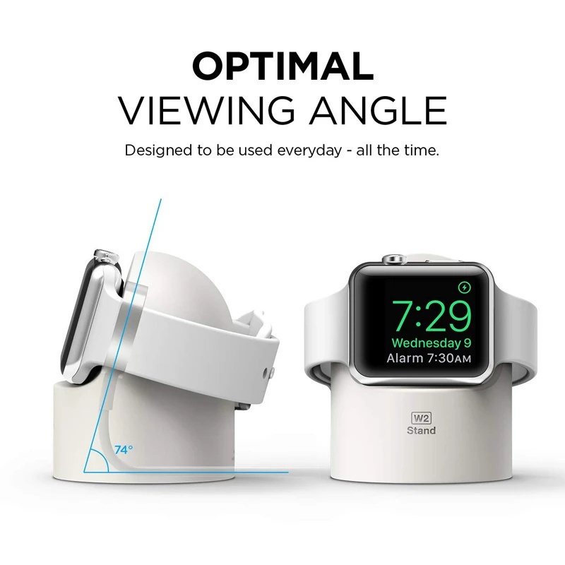 Đế Sạc Silicone Cho iWatch series ultra 8 7 6 SE 5 4 3 2 1 iWatch band 49mm 41mm 45mm 42mm 38mm 44mm 40mm Giá Đỡ