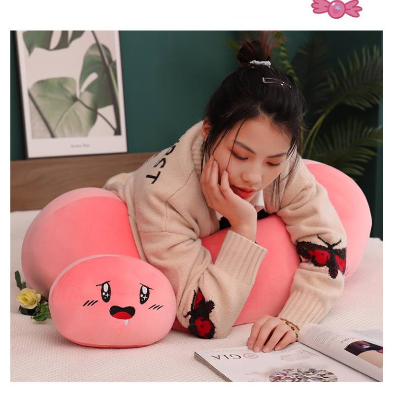 Đồ chơi nhồi bông Hình Ngôi Sao Kirby Mochi 60cm Mềm Mại Đáng Yêu