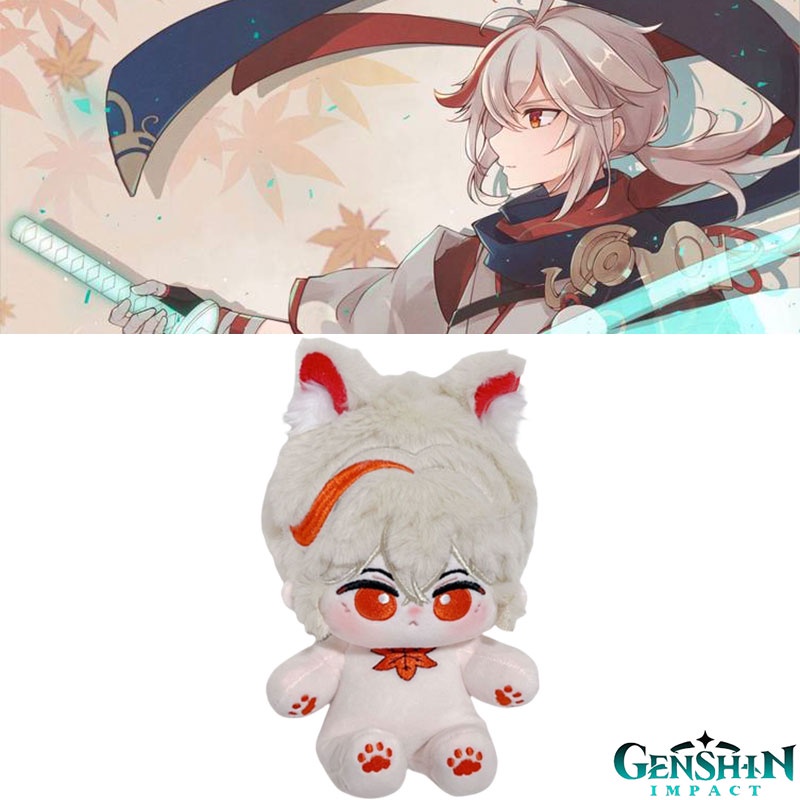 Búp Bê Nhồi Bông Cuddly Và Lá Phong 20cm Mềm Mại Lấy Cảm Hứng Từ Genshin Va Chạm Gió