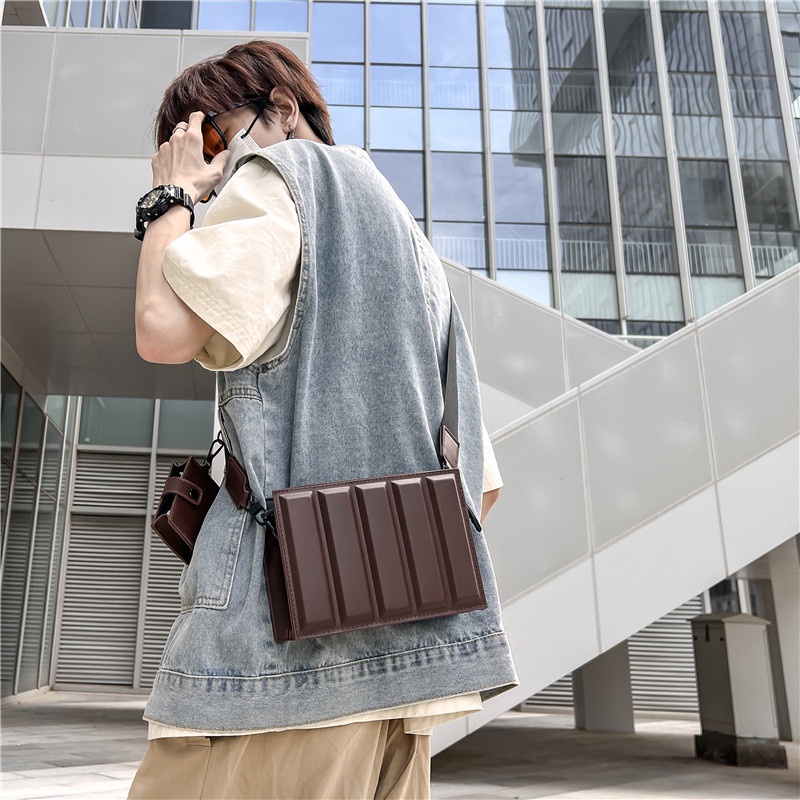 JINRU túi đeo chéo nam to túi nam thời trang 2023 NEW K92U0CS