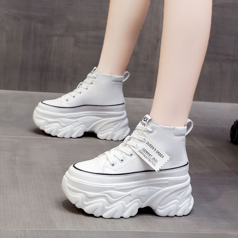 Giày Thể Thao Đế Dày 8cm Tăng Chiều Cao Thời Trang Mùa Thu 2022 Cho Nữ