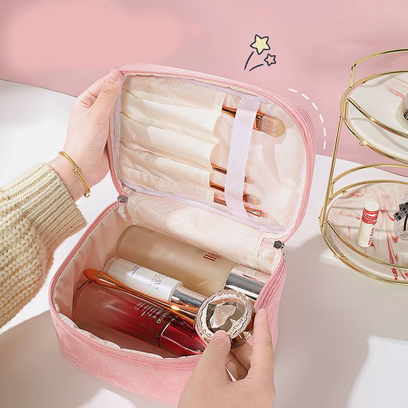 Túi Đựng Mỹ Phẩm Cỡ Lớn Hình Thỏ Bông Xinh Xắn