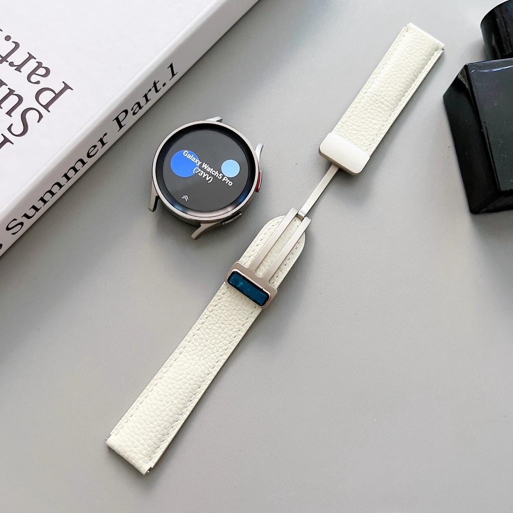 Dây Đeo Bằng Da Có Khóa Nam Châm Cho Đồng Hồ Thông Minh Amazfit GTS 4 mini / GTS 4