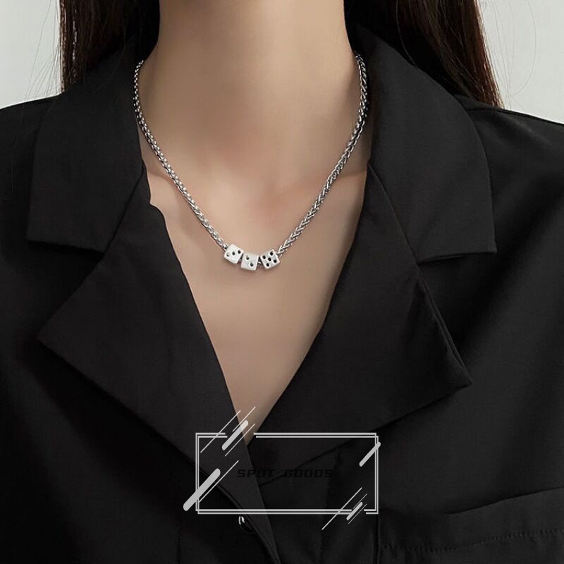 Vòng cổ Thiết Kế Đơn Giản Phong Cách hip hop Đường Phố