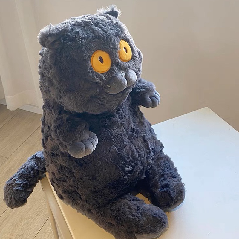 Đồ chơi nhồi bông Hình Mèo Hoạt Hình 65cm Mềm Mại Vui Nhộn