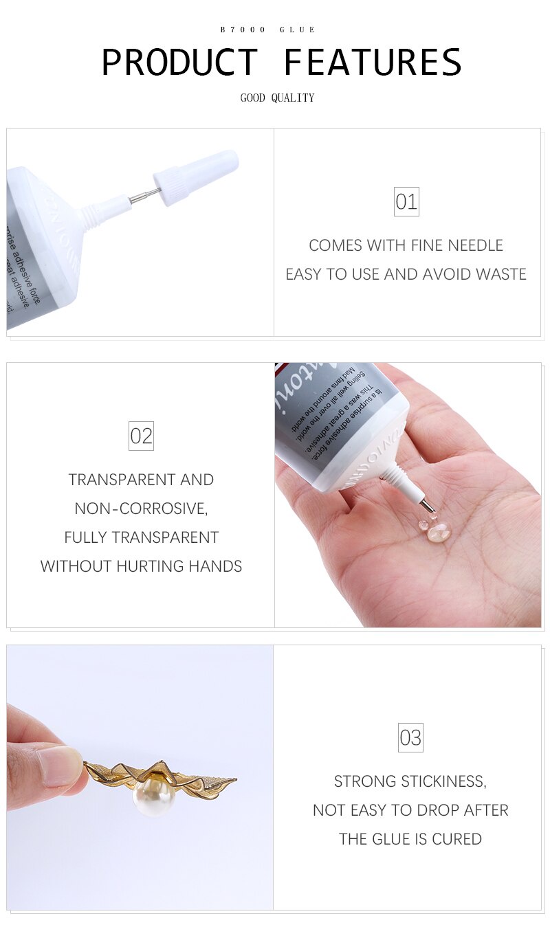 Keo 110ML B7000 Siêu Dính B7000 Dùng Để Dán Trang Sức / Điện Thoại / Kính / Kim Loại
