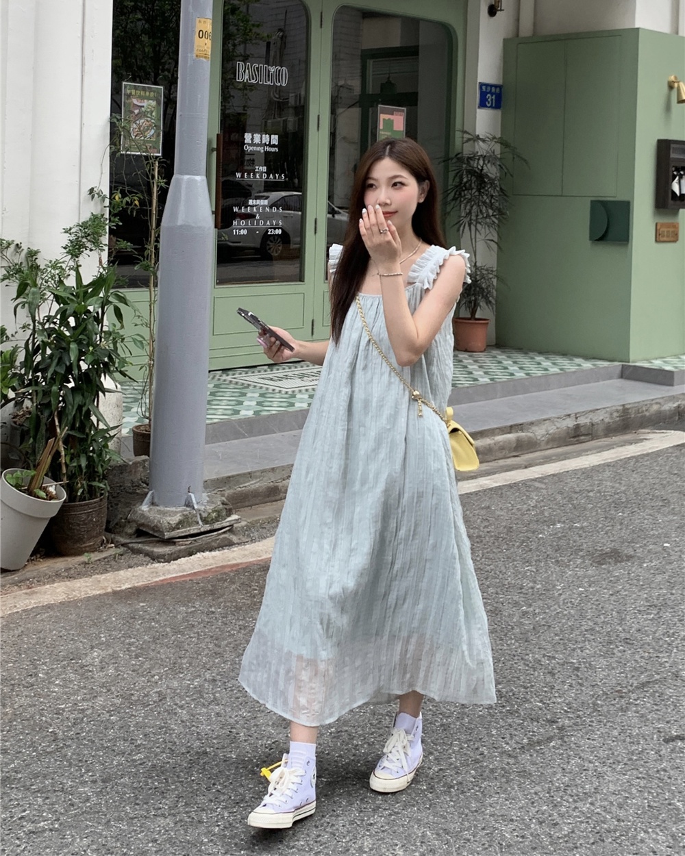 Đầm Hai Dây Dáng Dài Vừa Thời Trang Mùa Hè 65712