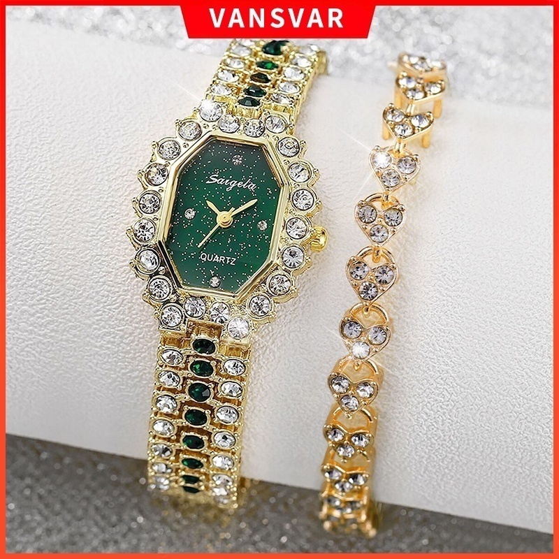 Toàn Bộ Đồng Hồ Quartz Nữ Đính Hột Xoàn Thời Trang