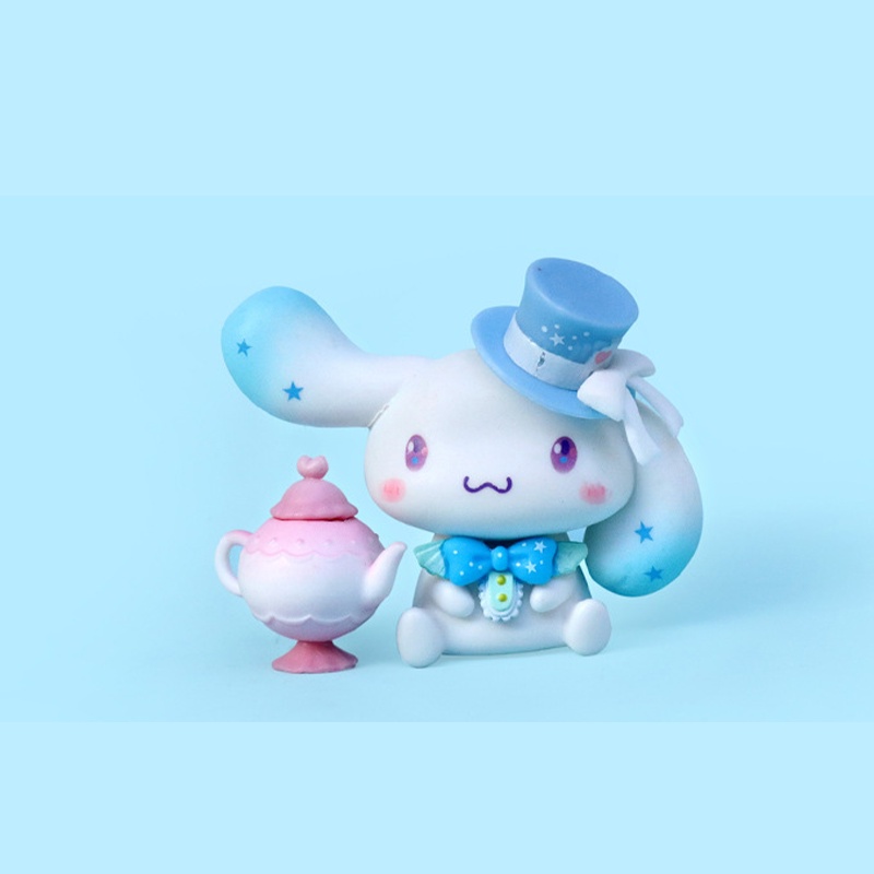 SANRIO Bộ 6 Mô Hình Cinnamoroll Kuromi Melody Dễ Thương