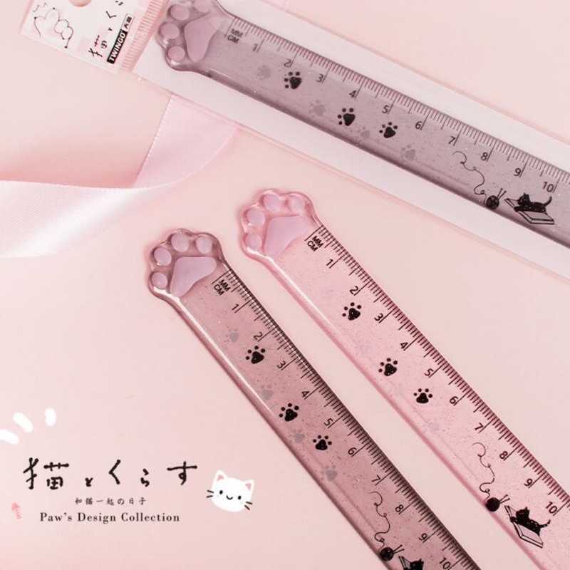 1 Thước Thẳng Chân Mèo Kitty