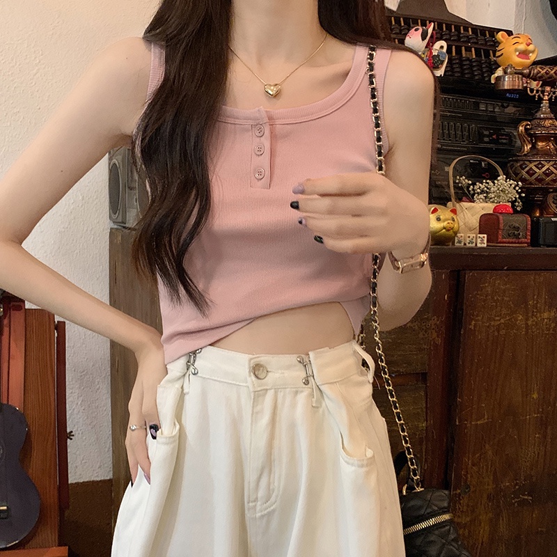 Áo Hai Dây Dáng Ngắn Thời Trang Mùa Hè 62890