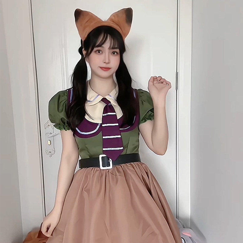 Bộ Trang Phục Hóa Trang Zootopia Judy Nick Nhân Dịp Halloween / Sinh Nhật / Giáng Sinh