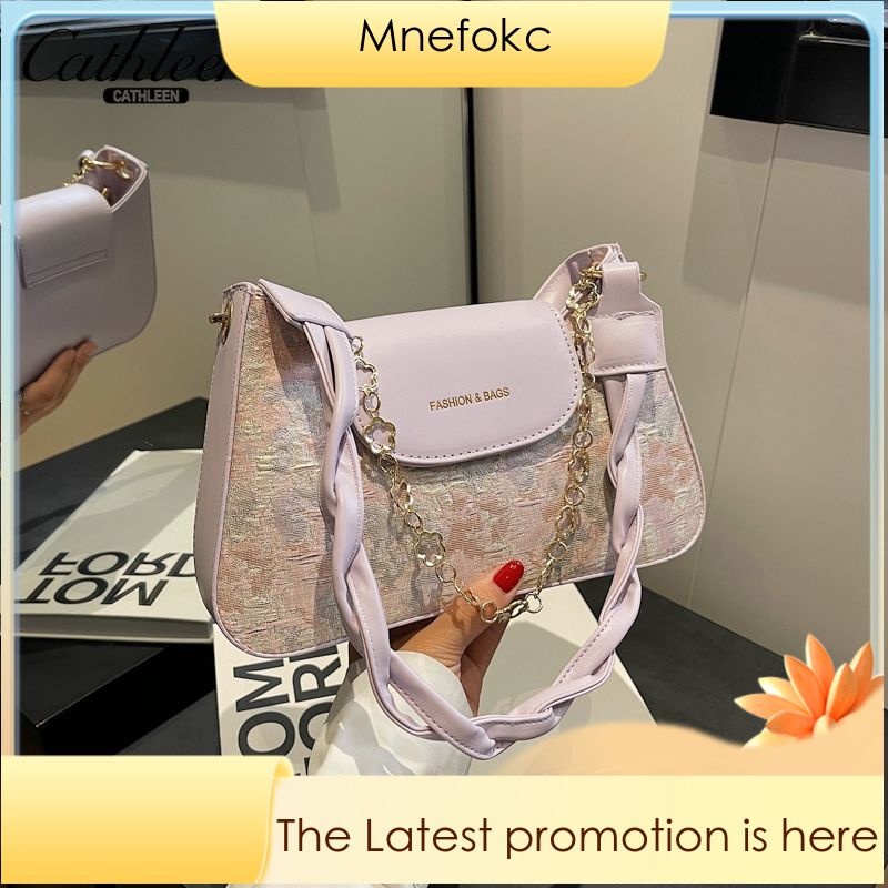 Mnefokc , Túi Xách Cao Cấp, Thời Trang Mới, Túi Nách, Túi Xách Màu Đỏ.