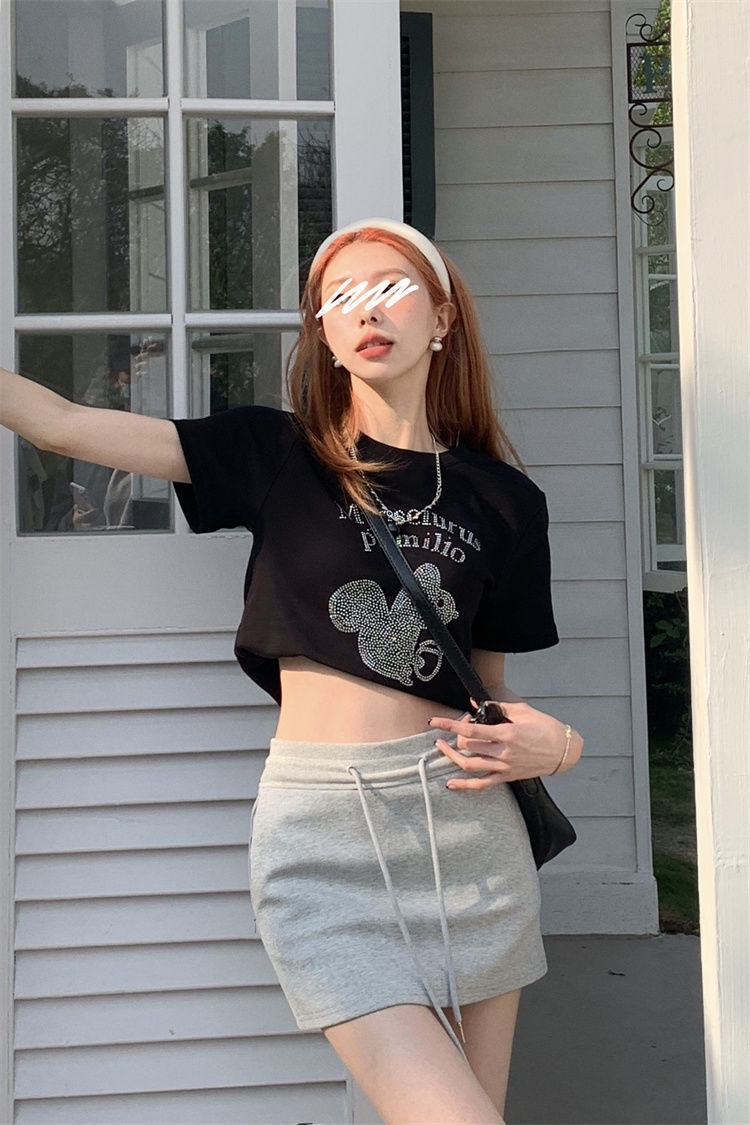 CheeseBunny Chân Váy Chữ A Ngắn Cao Cấp , Chân Váy Dạ Siêu cá Tính