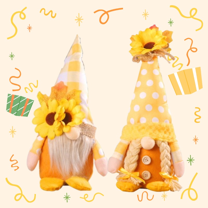 Mô Hình Cặp Đôi Hoa Hướng Dương Nhồi Bông Mềm Mại Trang Trí Phòng