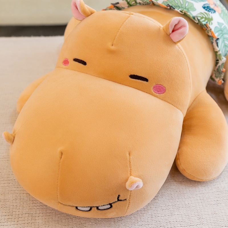 Thú Nhồi Bông Hình Con Hà Mã Dễ Thương, Có Nhiều Kích Cỡ Và Màu Sắc, 28Cm