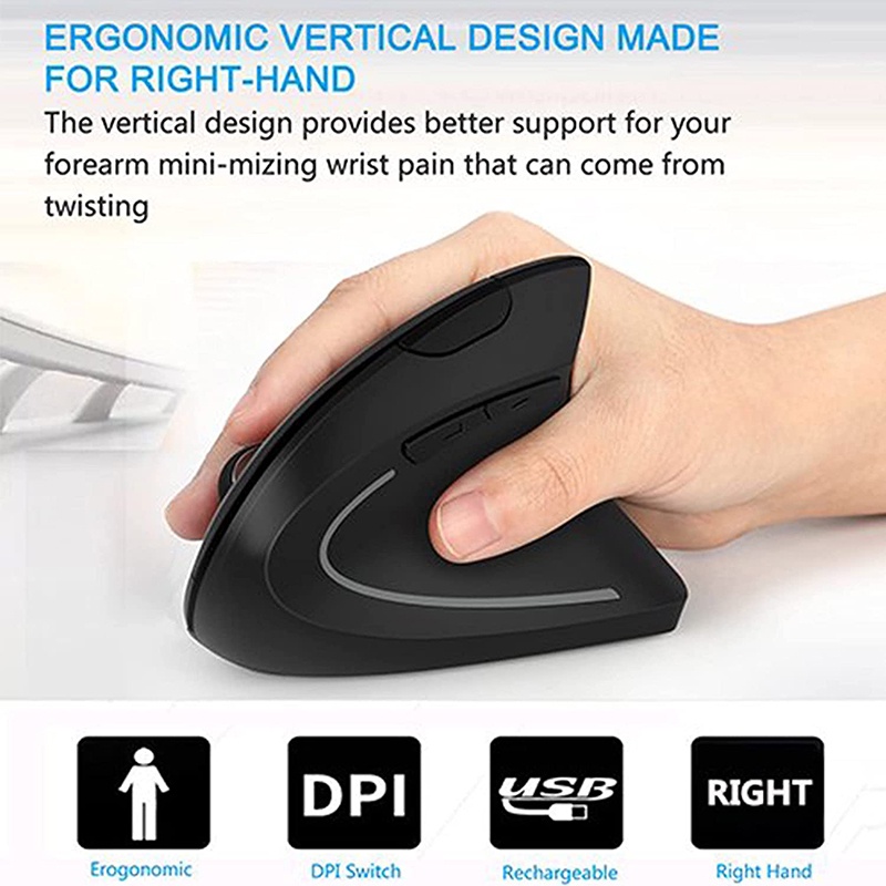Chuột Quang Không Dây 2.4G 6D Cho Máy Tính