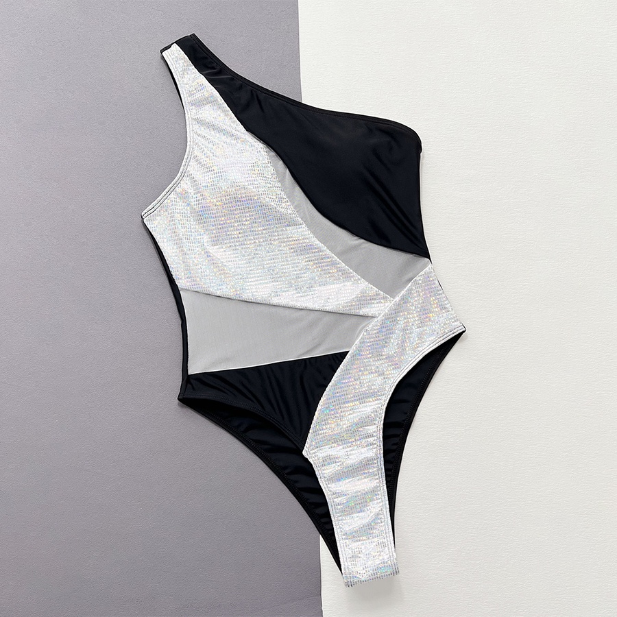 Đồ Bơi Một Mảnh Phối Lưới Thời Trang Mùa Hè Cho Nữ