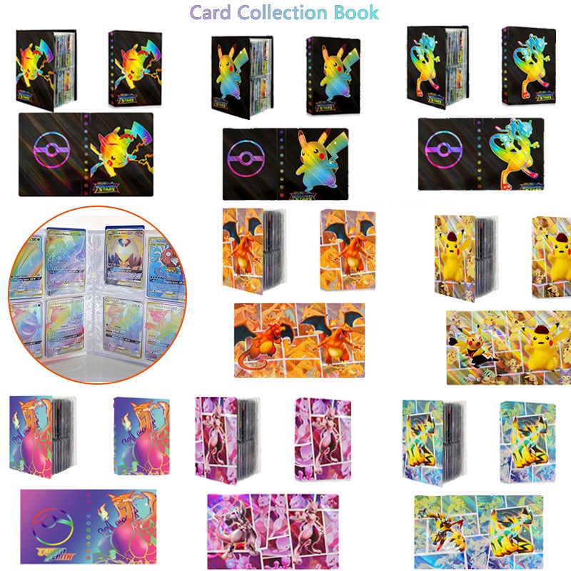 Album Đựng Thẻ Bài pokemon Với Vỏ Bọc laser Bảo Vệ Và Trưng Bày Bộ Sưu Tập Của Bạn