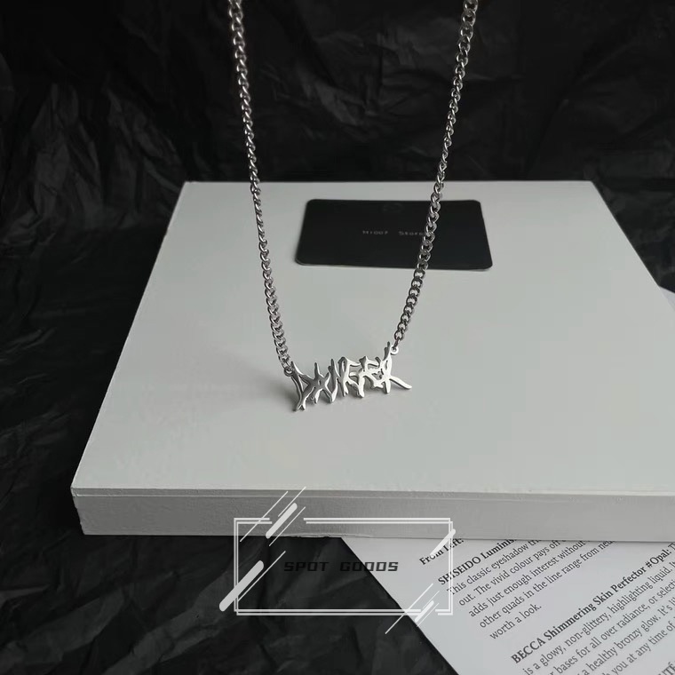 Vòng cổ Mặt Chữ Cái Phong Cách Punk Hip Hop Punk Cá Tính