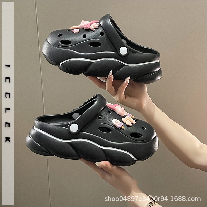 Dép bánh mì Mary Jane ICCLEK 32ZDDX072901 thoải mái cho nữ