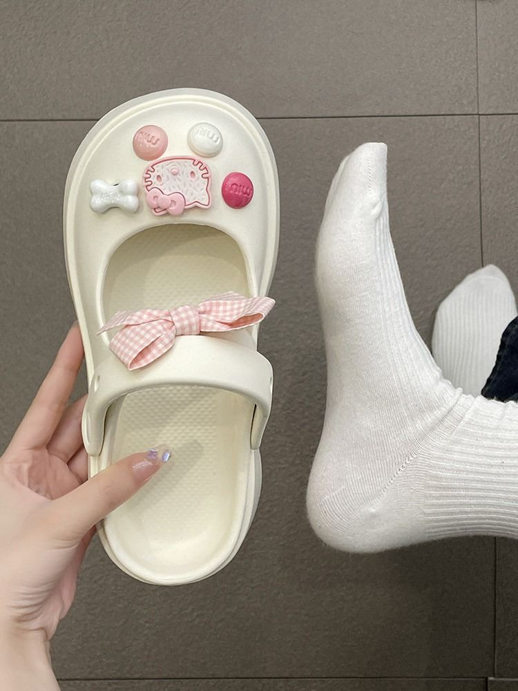 HHH Dép sandal nữ Dép cross dép bánh mì Thoải Mái Xinh Xắn B28G0JU