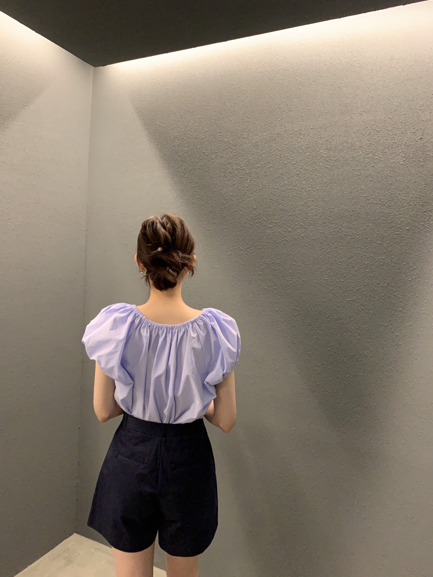 Áo Sơ Mi Ngắn Tay Phong Cách Hàn Quốc Cơ Bản Thời Trang Mùa Hè 65251