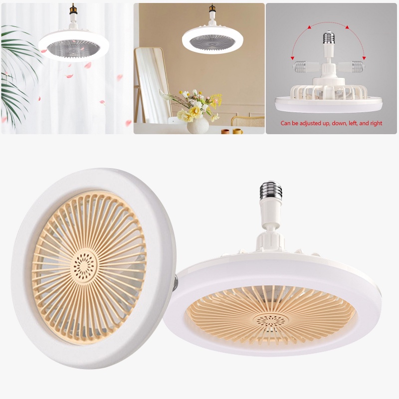 Quạt Trần Mini 30W Kèm Đèn 2 Trong 1 Điều Khiển Từ Xa Yên Tĩnh
