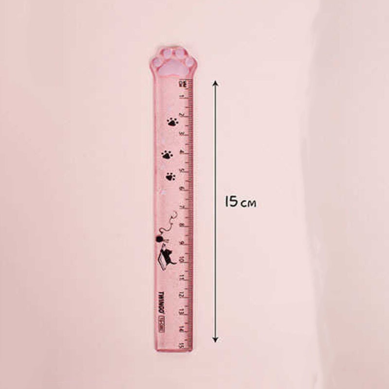 1 Thước Thẳng Chân Mèo Kitty
