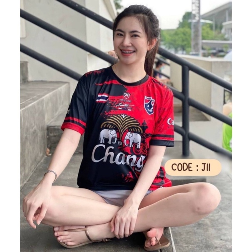 Hàng Có Sẵn!! Jersey Chang Thái Lan Áo Thun Thiết Kế Mới 2023 Kiểu Dáng Đơn Giản Thời Trang Dành Cho Cặp Đôi