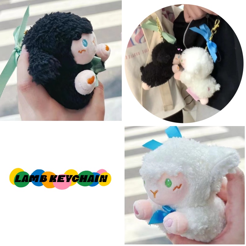 Dễ Thương Móc Khóa Cừu Nhồi Bông Từ Tính Đáng Yêu