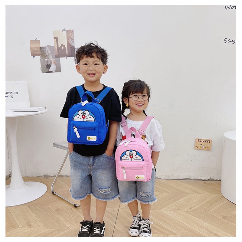 Balo Siêu Nhẹ In Họa Tiết Hoạt Hình Doraemon Đáng Yêu Cho Bé Mẫu Giáo