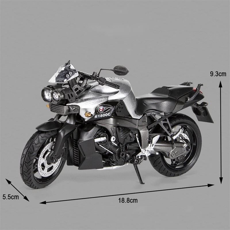 1:12 r1800c mô hình xe máy hợp kim diecasts kim loại vehicl moto autocycle shork-absorber off-road autobike collection đồ chơi