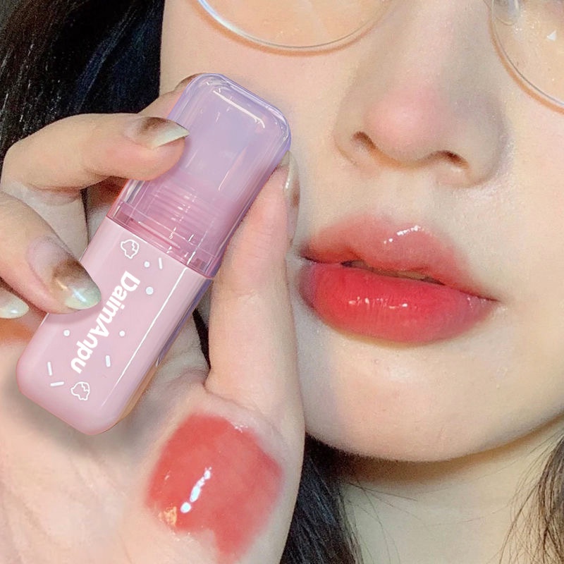 Son Kem Dưỡng Ẩm Chống Nước Lâu Trôi Hình Bánh Donut Dễ Thương Cho Nữ