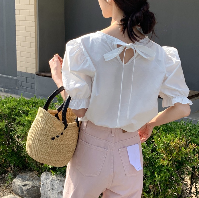 Áo Tay Phồng Cột Dây Mùa Hè 64646