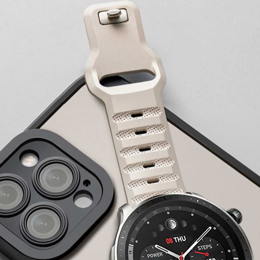 Dây Đeo Silicone Mềm Thay Thế Cho Đồng Hồ Garmin Venu Sq 2 SQ2 Music