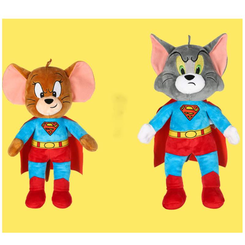 Thú Nhồi Bông Hình Tom Và Jerry 38cm / 32cm Mềm Mại Thoải Mái