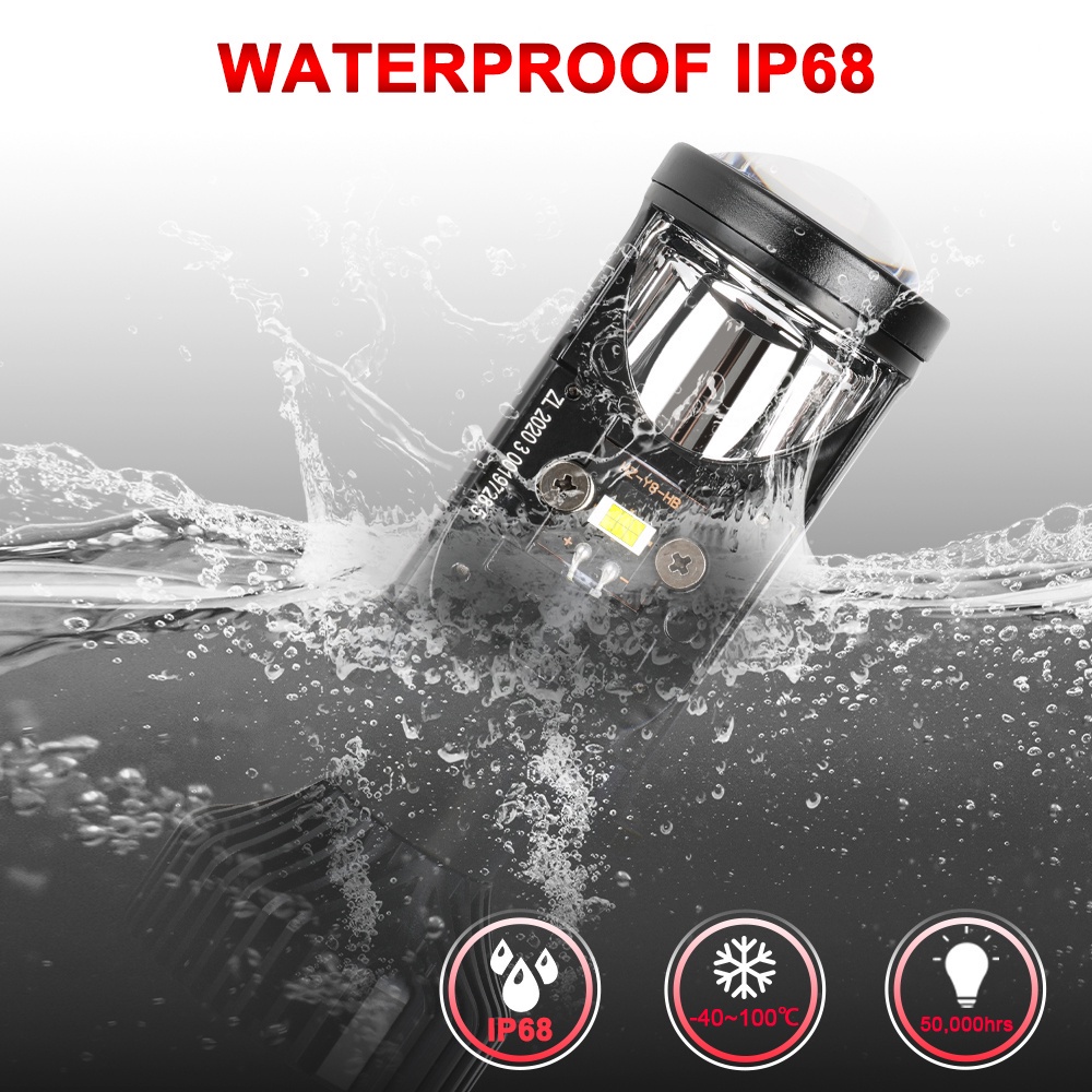 Máy chiếu led mini 360 độ không có điểm mù h4 24000lm 90w h4 6000k 20000lm đèn led h4 đèn pha xe máy ô tô