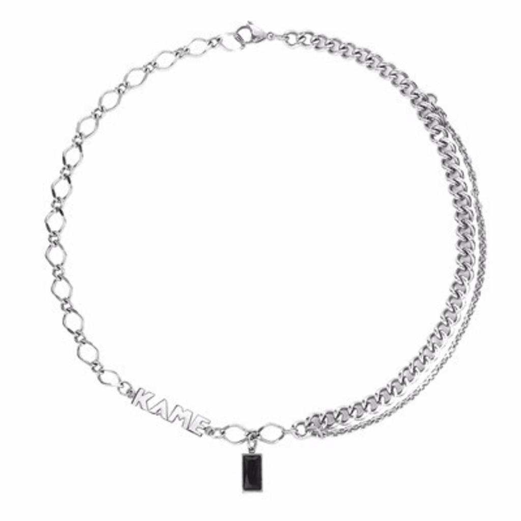 Vòng cổ Hình Chữ Cái Sang Trọng Phong Cách hip hop Đường Phố Cao Cấp