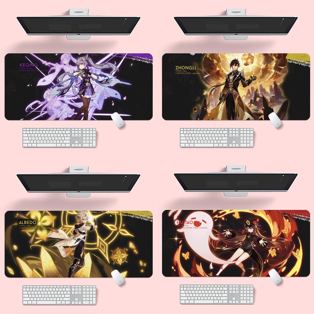 Bàn Phím Chơi Game Cỡ Lớn Genshin / / mousepad anime#Áo Thun In Hình gi gi gi gi gi gi gi gi
