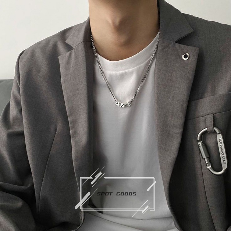 Vòng cổ Thiết Kế Đơn Giản Phong Cách hip hop Đường Phố