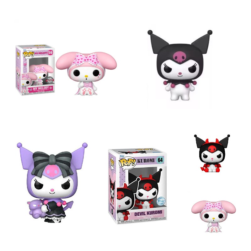 Mô Hình Nhân Vật Sanrio Kuromi Melody Dễ Thương