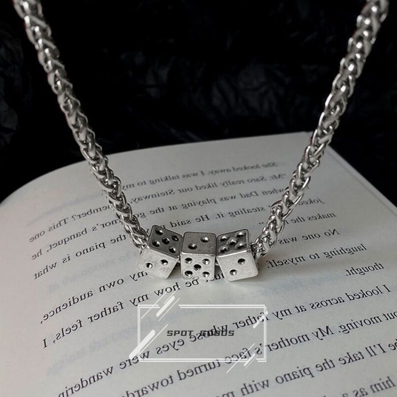 Vòng cổ Thiết Kế Đơn Giản Phong Cách hip hop Đường Phố