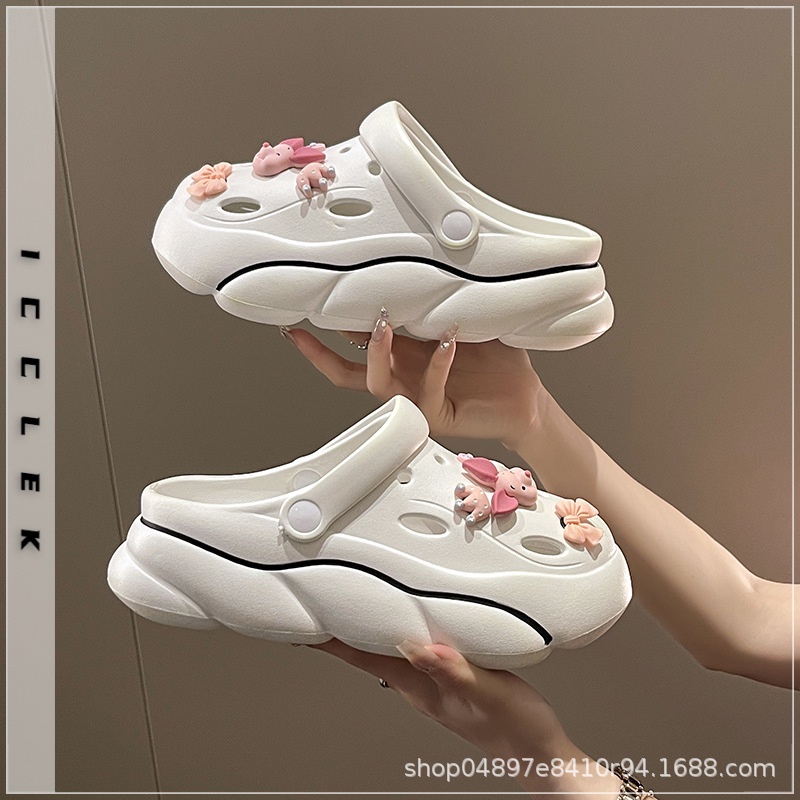 Dép bánh mì Mary Jane ICCLEK 32ZDDX072901 thoải mái cho nữ