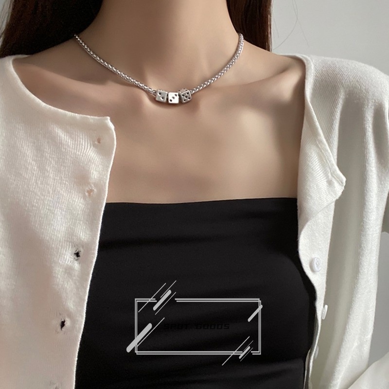 Vòng cổ Thiết Kế Đơn Giản Phong Cách hip hop Đường Phố