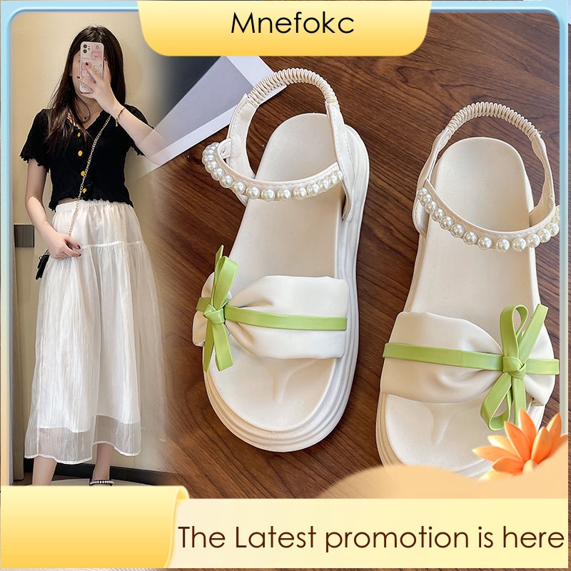 Flat Đế Sandal Nữ Mới Mùa Hè Lady Nhỏ Hương Thơm Giày Mùa Hè Bên Ngoài Thời Trang Pháp Mùa Hè Nữ