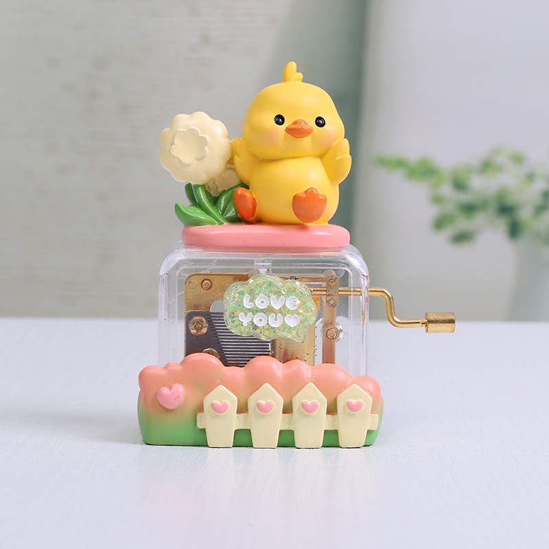 Búp bê ngọt ngào cắt hộp nhạc động vật quà tặng cho sinh nhật ngày lễ tình nhân ngày giáng sinh