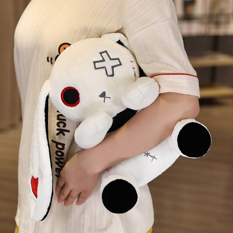 Đồ chơi nhồi bông Hình Thỏ Ma Cà Rồng Phong Cách Gothic Rock 30cm