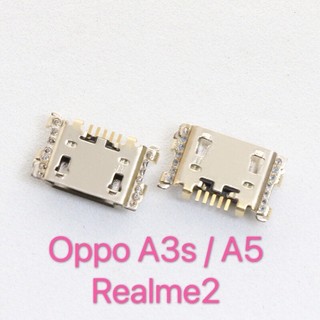 Bộ 10 cổng sạc usb cho realme2 / oppo a3s / a5